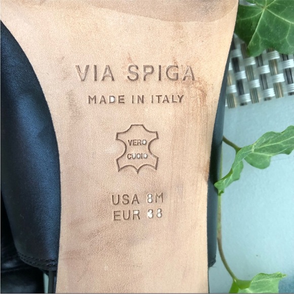 Via Spiga Blake Slingback Calf Leather Heels - Picture 8 of 8